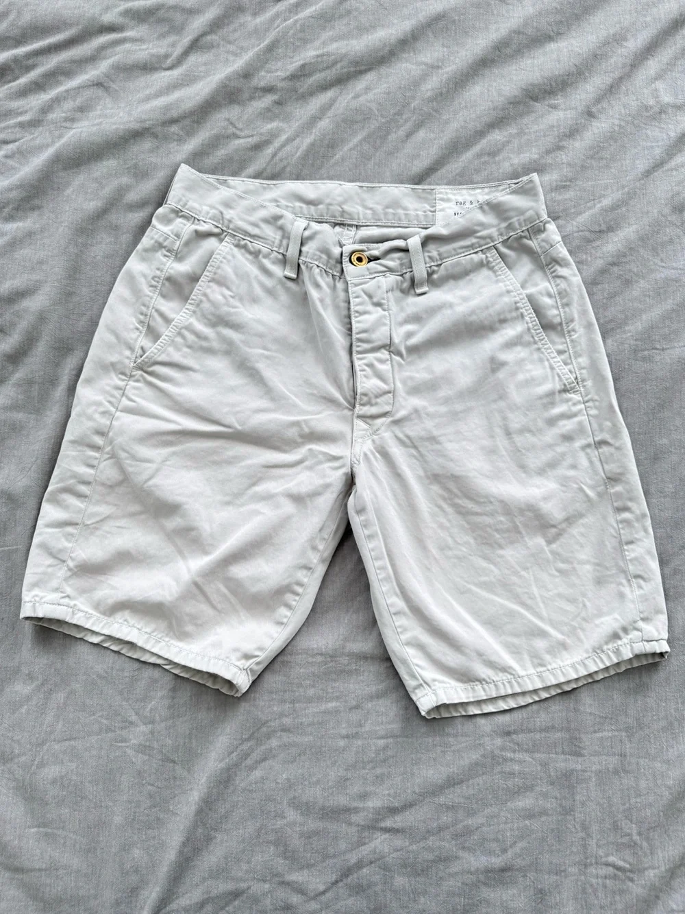 rag & bone Standard Issue 9” Inseam Flat Front Casual Shorts Waist 30